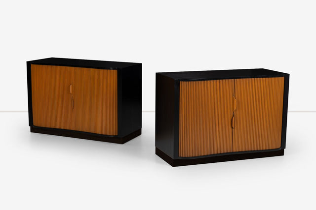 Edward Wormley Mr. and Mrs. Tambour Chests