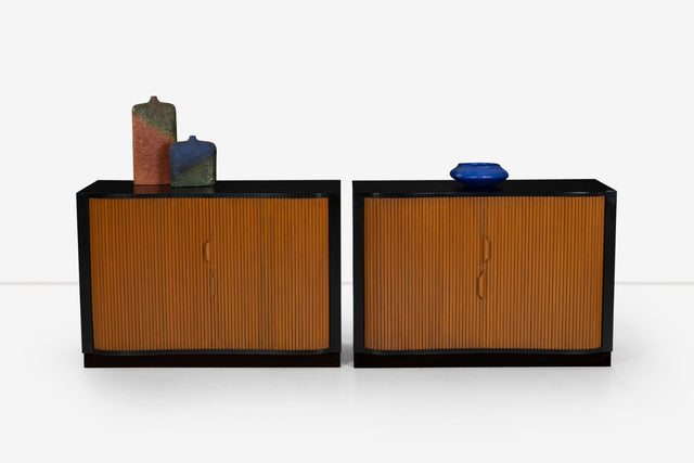 Edward Wormley Mr. and Mrs. Tambour Chests