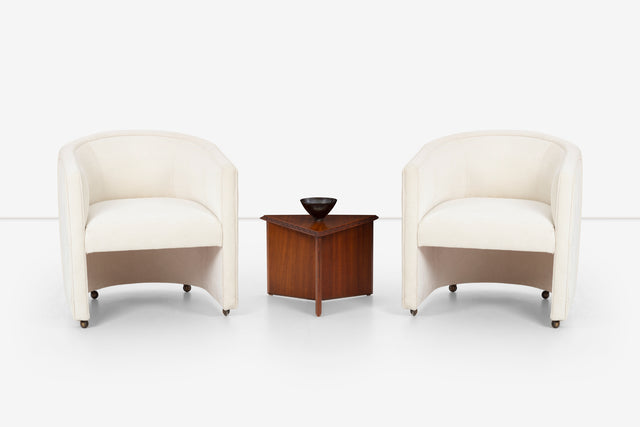 Milo Baughman Style Lounge Chairs