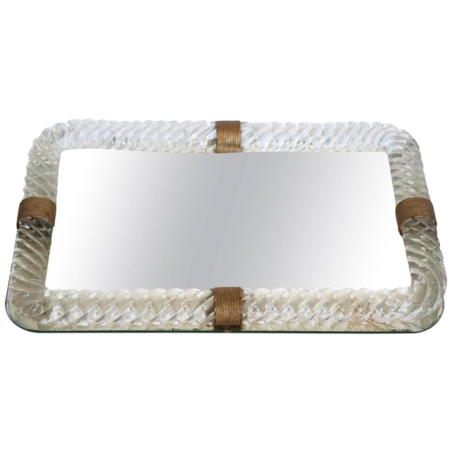 Mirrored Vanity Tray