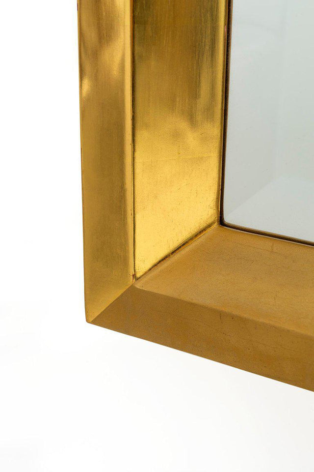 Warren Platner Gold Leaf Arched Mirror