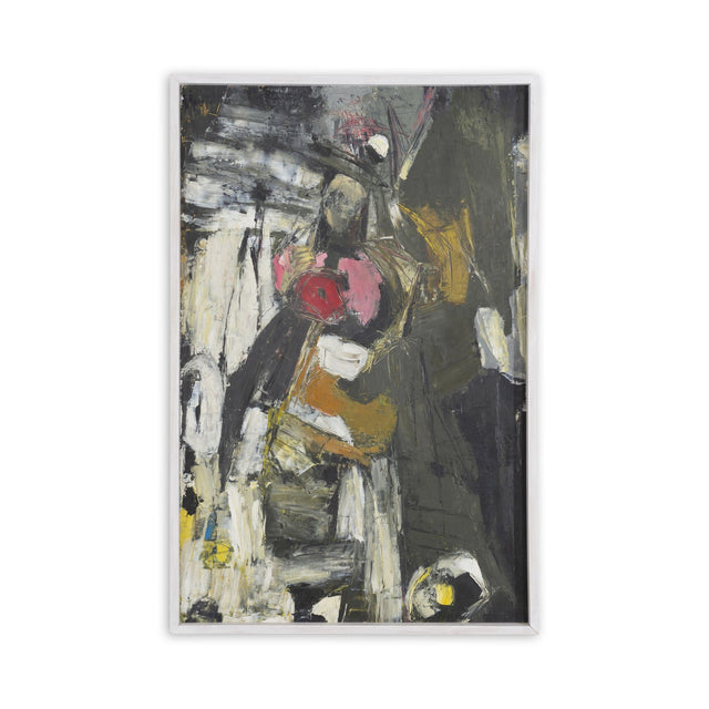 Georg August Stahl Abstract Painting: Composition (1962–63)