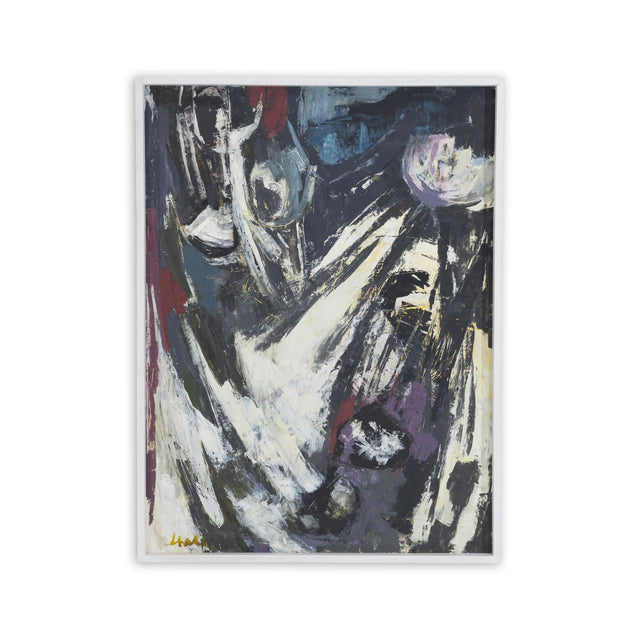 Georg August Stahl Abstract Painting: Composition (1962–63)
