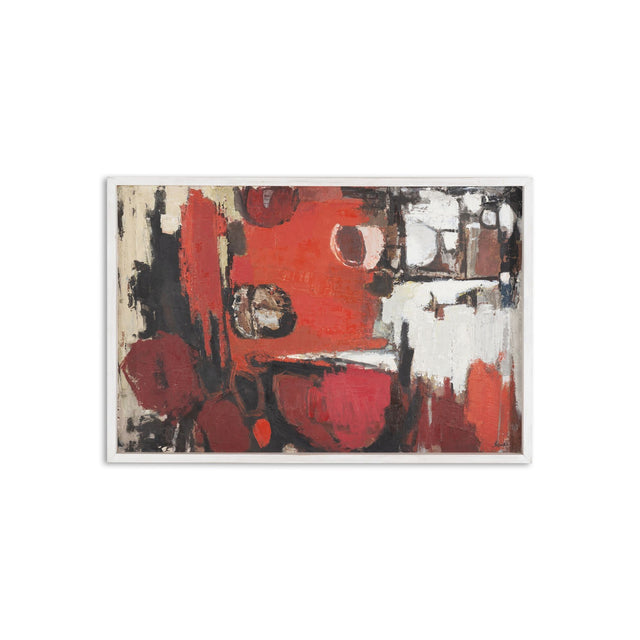 Georg August Stahl Abstract Painting Composition (1962-63)