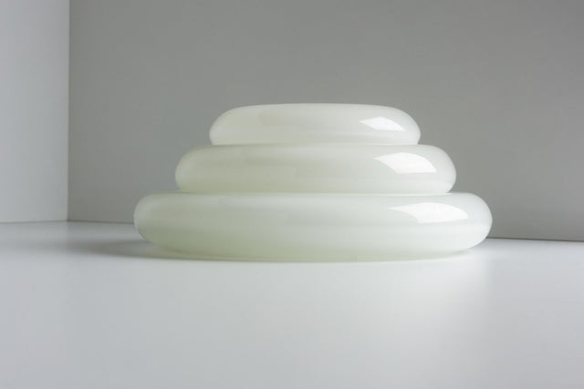 Three Stacking Murano Bowls by Eleanora Peduzzi-Riva for Vistosi