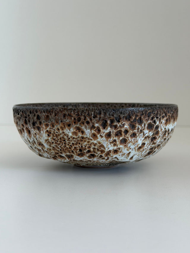 Gertrud and Otto Natzler Crater-Glazed Bowl, 1948