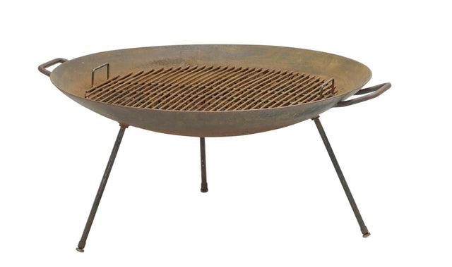 Stan Hawk Style Large Outdoor Fire Pit and Barbecue-Braizer