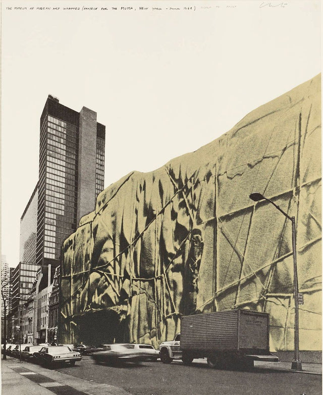 Christo, The Museum of Modern Art, Wrapped Project for New York, 1971