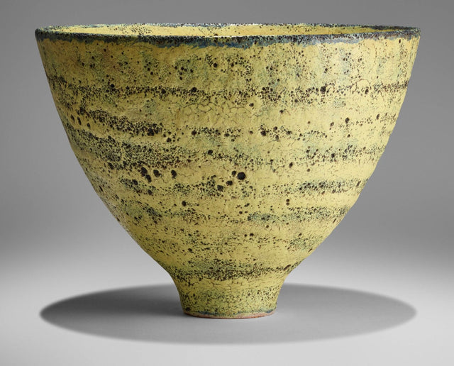 Gertrud and Otto Natzler Monumental Studio Bowl 1956