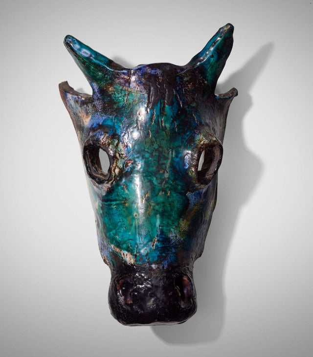 Henrik Allert Horse Head Wall Sculpture Sweden, 1995c.