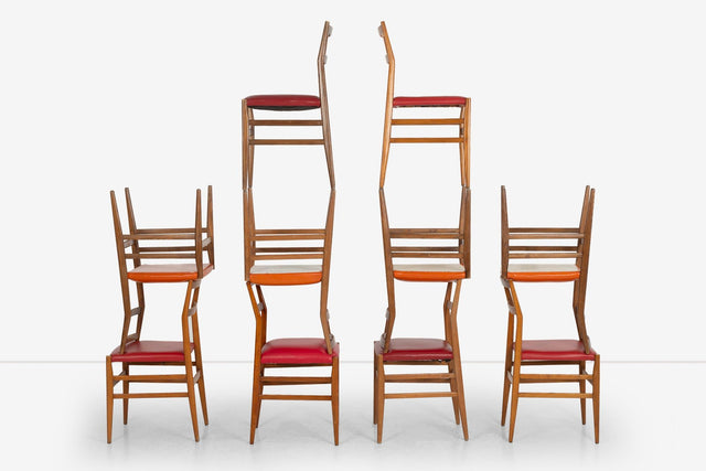Gio Ponti Leggera Chairs Set of Ten for Cassina