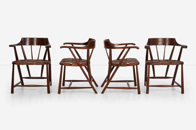 Set of Four Wharton Esherick Captains Chairs 1955