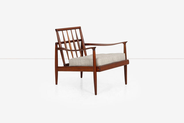 Sam Maloof Hunter Lounge Chair in solid Oiled Walnut 1950s