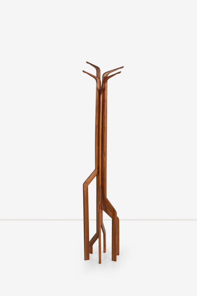 Charles B. Cobb Coat Stand, 1978 Medium Walnut