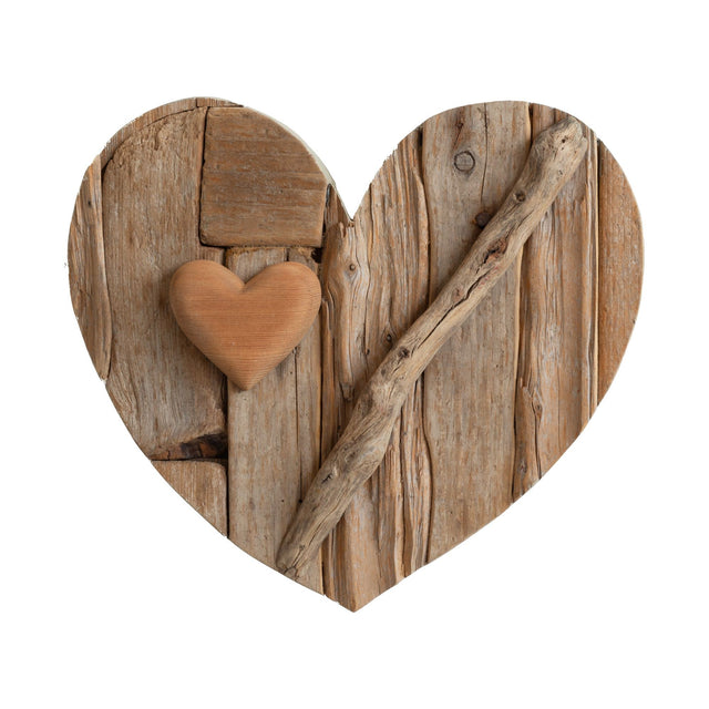 Max Neufeldt Branch Heart Collage – Assemblage Sculpture 1990