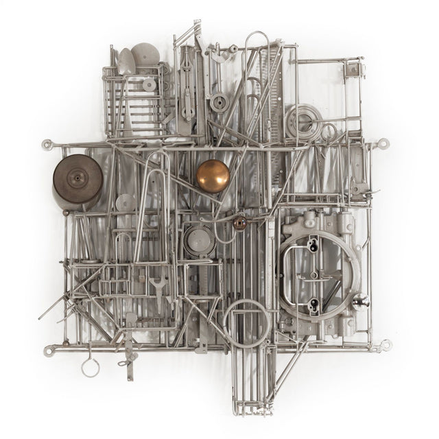 Max Neufeldt Metal Collage –Assemblage Sculpture