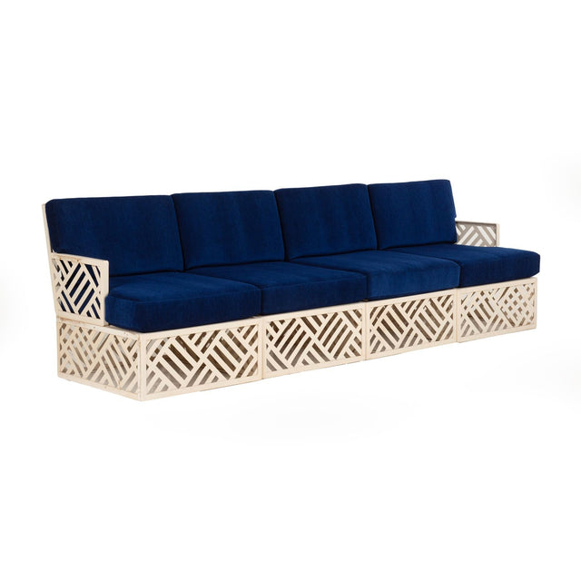 Richard L. Sandfort, Aluminum Outdoor Sofa Sectional, 1950