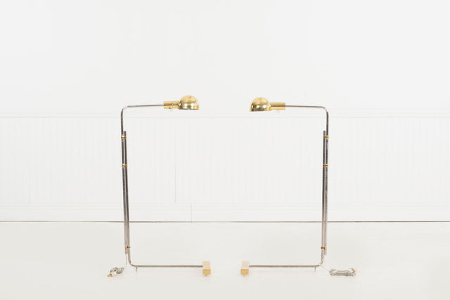 Pair of Cedric Hartman Low Profile MOMA Floor Luminaire 1H, 1966