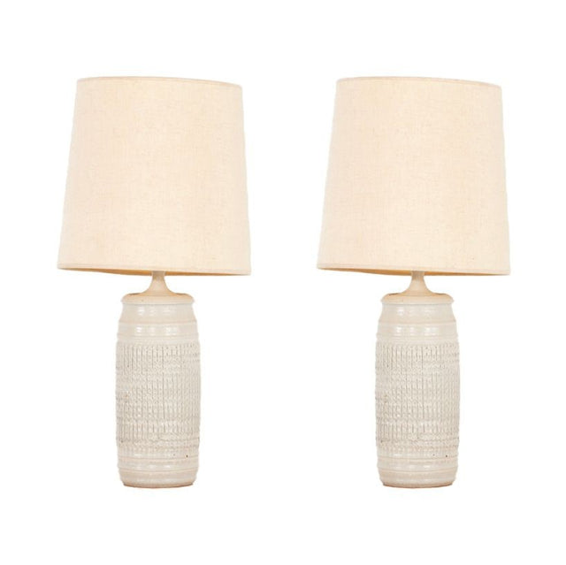 Pair of Bob Kinzie for Affiliated Craftsmen Ceramic Table Lamps 1965c.