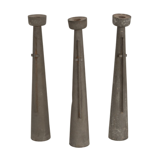 Paul Evans Rare and Early Candlesticks, Set of Three, 1953