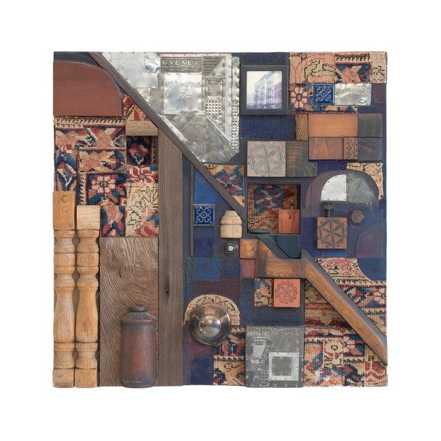 Max Neufeldt “Assembledge” Mixed-Media Assemblage, 1975