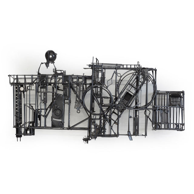 Max Neufeldt Metal Assemblage Sculpture, c. 1990