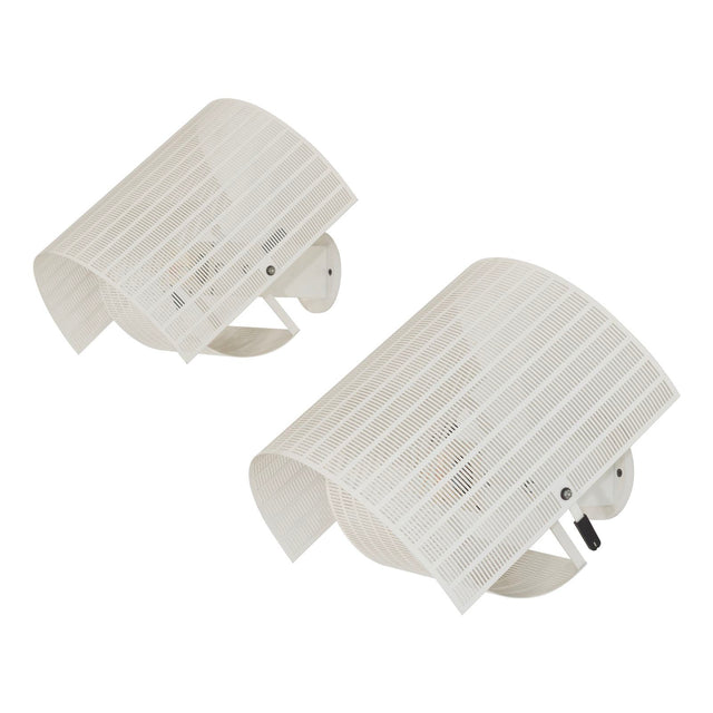 Pair of Mario Botta for Artemide Shogun White Wall Sconces, 1986