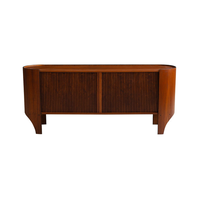 Henry P. Glass for Richbilt Manufacturing Company Cylindra Cabinet with Wall-Mounted Hutch, 1966