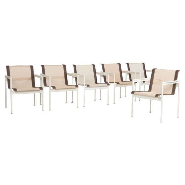 Richard Schultz for Knoll Set of Six Dining Chairs, 1960s