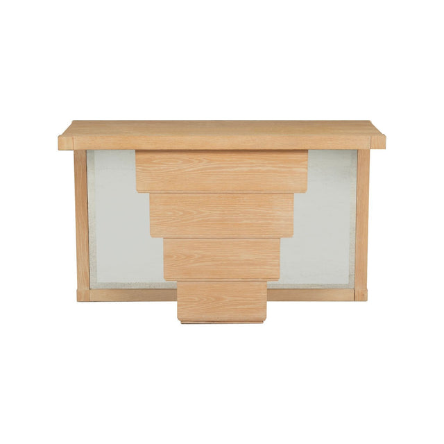 Jay Spectre Console for Century Furniture– Cerused Oakwood 1985c.