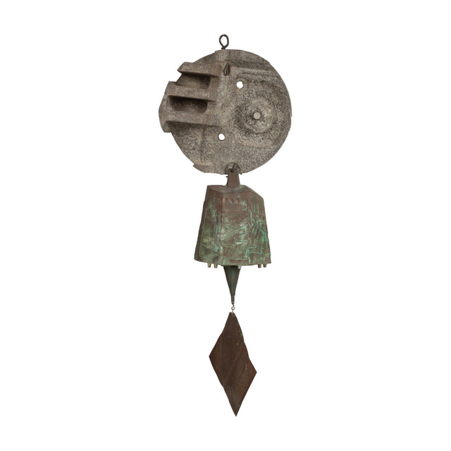 Paolo Soleri Special Order Large 55 inch Brutalist Windbell 1975