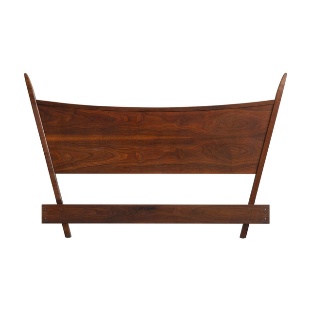 George Nakashima for Widdicomb, Queen Headboard in Oiled Black Walnut, 1958