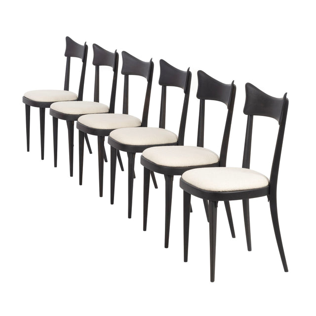 Fratelli Mariani Di Lacceri set of Six Dining Chairs
