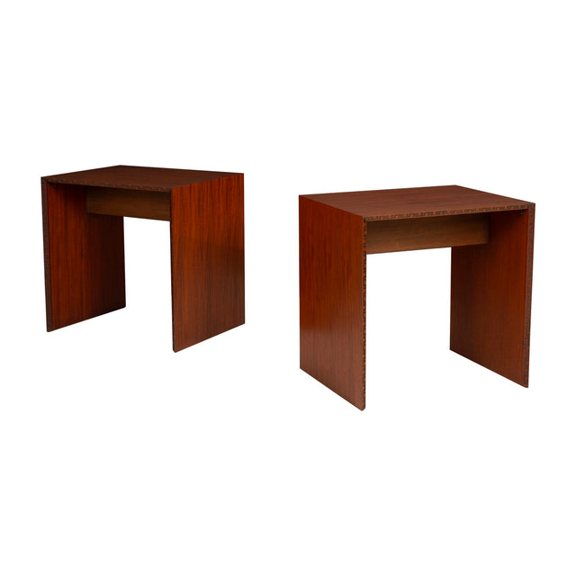 Pair of Frank Lloyd Wright End or Side Tables