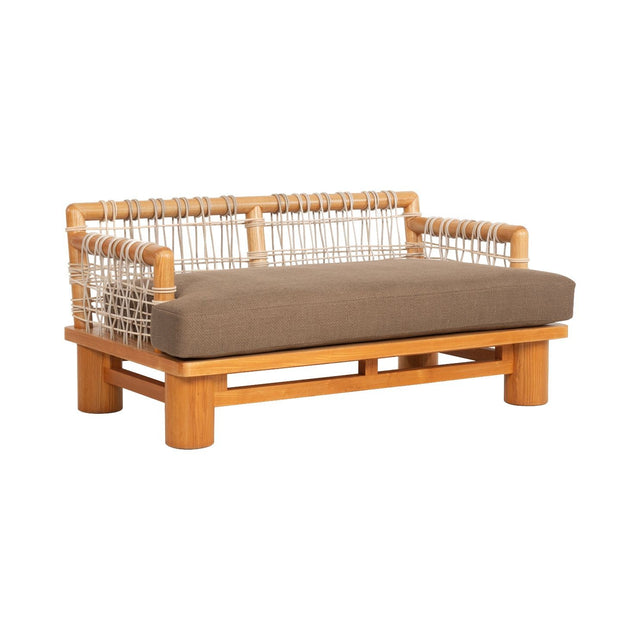 Karl Springer for Karl Springer, Ltd Dowelwood Sofa, c. 1980