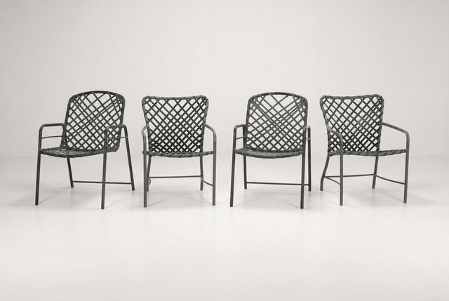 Brown Jordan “Tamiami” Dining Set with Dining Table and Four Armchairs, 1960s