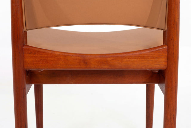 Set of Six Finn Juhl Egyptian Chairs for Niels Vodder, Denmark, 1949