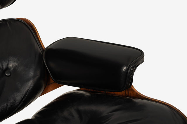Charles Eames for Herman Miller Lounge Chair and Ottoman in Rosewood 1960c.
