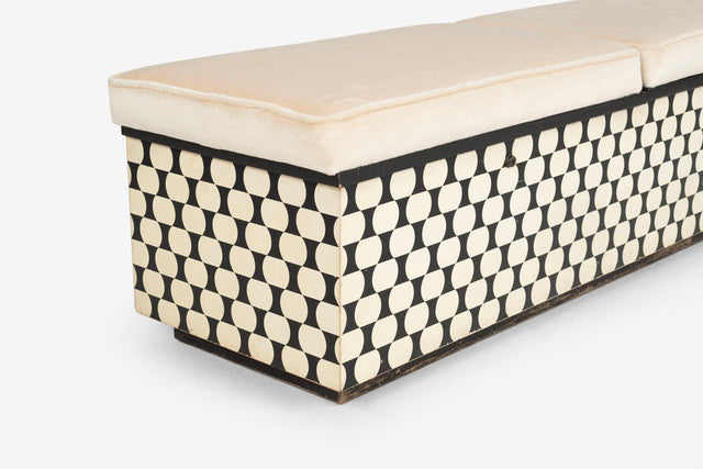 Milo Baughman Storage Bench