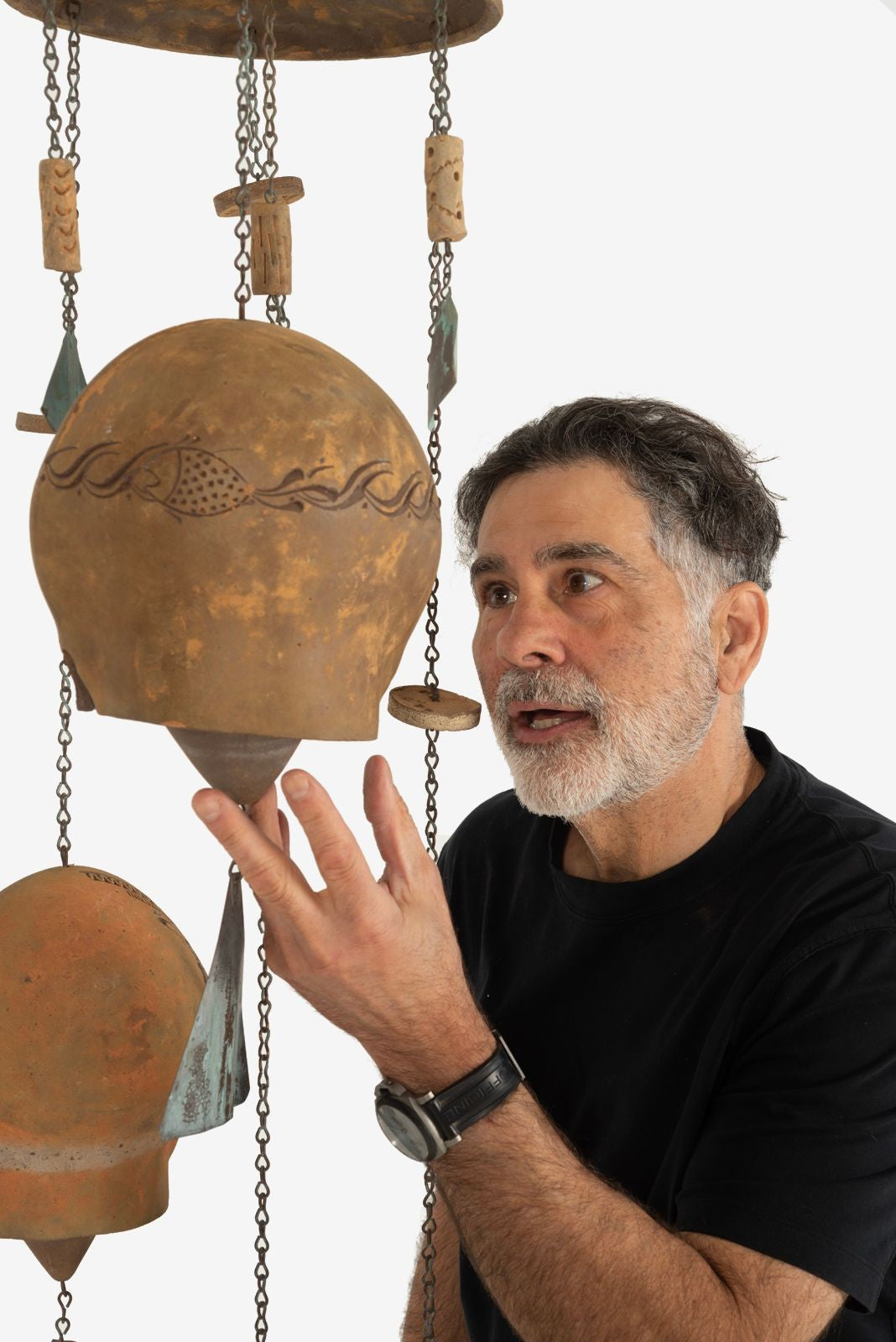 Vintage Paolo Soleri Ceramic Mobile Sounding Sculpture – Converso