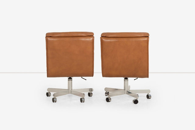 Bert England for Dunbar Executive Office Chairs – 1980s, Set of Eight or Sold Individually