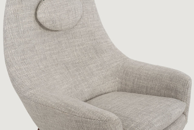 Danish Modern Lounge Chair and Ottoman 1960c.