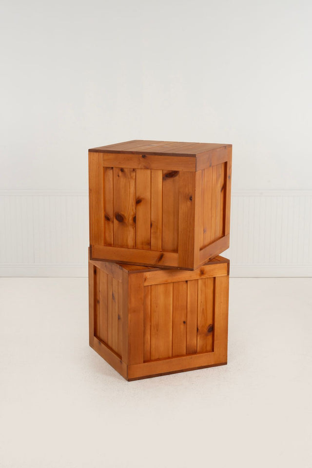John Dickinson Crate Tables from the Firehouse, San Francisco, 1970