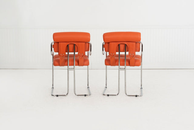 Guido Faleschini for i4 Mariani Tucroma Dining Chairs, Set of Six, Italy, 1971