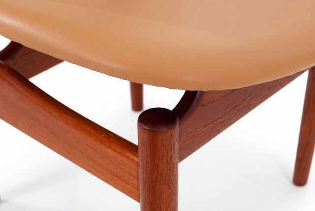 Set of Six Finn Juhl Egyptian Chairs for Niels Vodder, Denmark, 1949