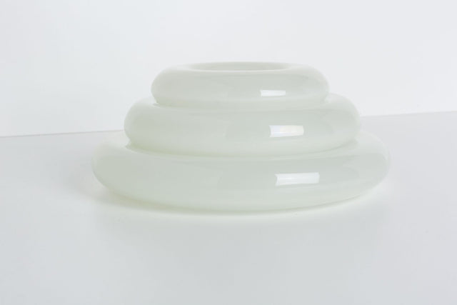 Three Stacking Murano Bowls by Eleanora Peduzzi-Riva for Vistosi