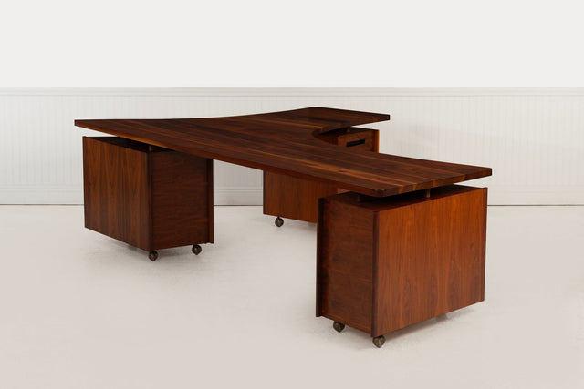 Vladimir Kagan Personal Custom Partner’s Desk, Kagan-Dreyfuss, New York 1950