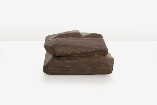 Paul Evans Rare Sculpted Bronze Resin Hinged Box