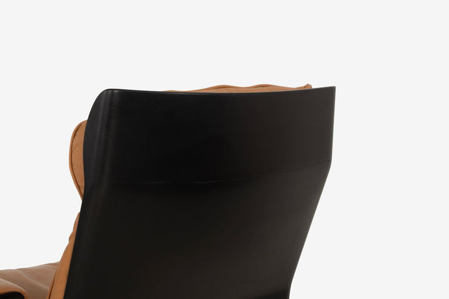 Pair of Dieter Rams for Vitsoe 620 High Back Lounge Chairs in Cognac Leather, 1962