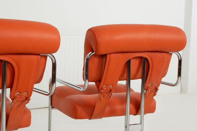 Guido Faleschini for i4 Mariani Tucroma Dining Chairs, Set of Six, Italy, 1971